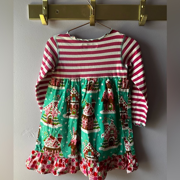 Baxter & Beatrice Christmas Cupcake Gingerbread House Dress Size 4T - Picture 10 of 10